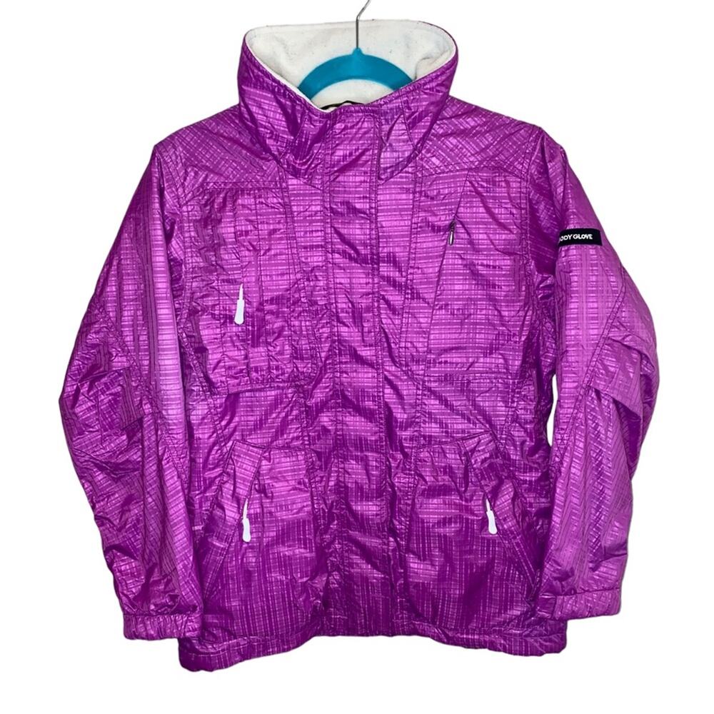 Body Glove Girls Purple Coat Size 12 Zip Up Active Ski‎
